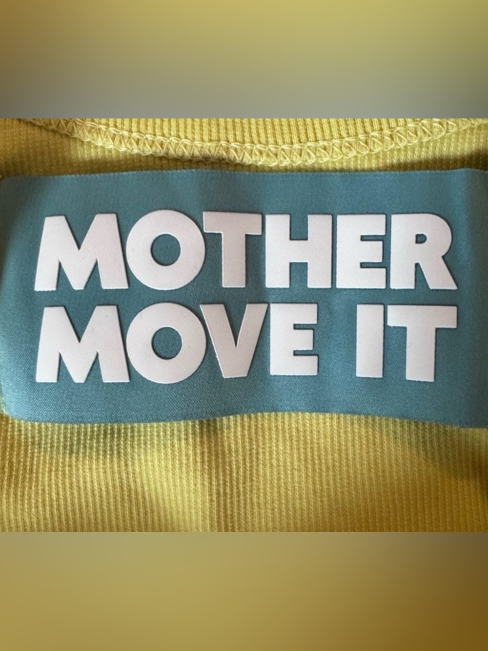 Like New: Mother Chin Up Ribbed Tank in Canary, sz SM (stretchy, fits Med too)
